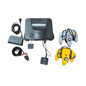 Nintendo 64 Game Console N64 Bundle w/ Expansion Pack, 2 Controllers